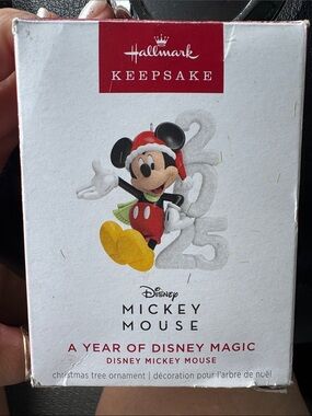 Hallmark Keepsake Mickey Mouse Ornament in Red, Black, Yellow